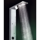 Colonna Doccia Miscelatore Nebulizzatore Cromoterapia in Acciaio Ama Luxury Cupido