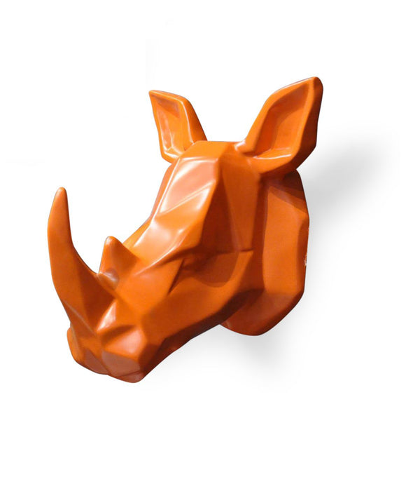 Rhinoceros Dekorativer Kleiderbügel aus Polyresin Pretty Decor 12 acquista