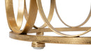 Tavolinetto Venice Ø37x58 cm in Ferro Oro