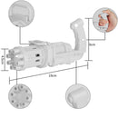Pistola Bolle di Sapone Automatica Ba Batterie Bubble Gun Grigio
