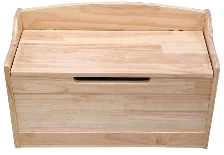 Cassapanca Baule Rettangolarein Legno Pino Grezzo 80x50x60 cm Fumer Sophie