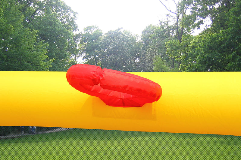 Castello Gonfiabile per Bambini Jump & Splash Double Blaster 400x300x220 cm Portata Massima 136 kg  