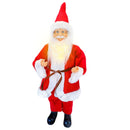 Pupazzo Babbo Natale H50 cm con Minilucciole Rosso