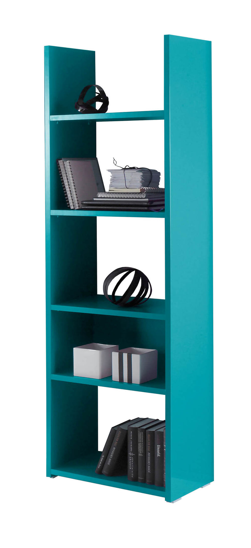 Libreria da Parete con 5 Ripiani in Melamina 56x29x184cm TFT  Boost Blu