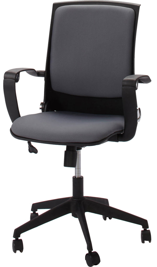 online Operativer Bürostuhl aus schwarzem und grauem Motti Eagle-Stoff