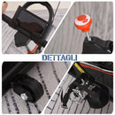 Cyclette per Allenamento Cardio Trainer con Monitor LCD   Nera