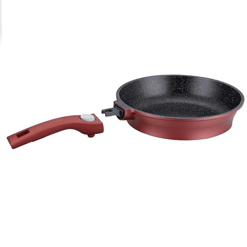 Batteria di Pentole 14 Pezzi in Pietra Lavica Antiaderente Induzione