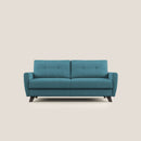 Divano Letto 3 Posti 188x97x96 cm in Tessuto Azzurro