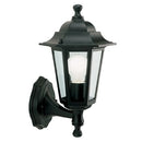 Lampada Applique in Alto Colore Nero per Esterno Linea Mini Esagonale Sovil