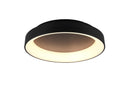 Plafoniera da Interno a Led in Metallo Nero Opaco