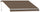 Motorisierte Vierkantstabmarkise 3x2m Fadi Brown