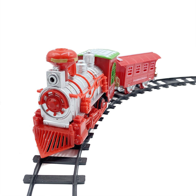 Trenino Natalizio Ø 75 cm per Albero di Natale con Luci e Suoni