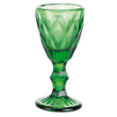Set 6 Tazzine per Liquori Liquorini Prisma Greenery in Vetro VdE Tivoli 1996 Verde
