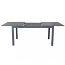 Tavolo Cuba Allungabile 150/210x90x75 h cm in Alluminio Taupe