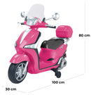 Scooter Elettrico per Bambini 12V con Licenza Piaggio Liberty ABS Rosa