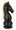 Cavallo da Scacchi 18,5x50x18,5 cm in Poliresina Nero/Oro