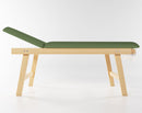 Lettino da Massaggio Visita Fisioterapia Fisso 2 Sezioni 190x70x75 cm 200Kg Verde
