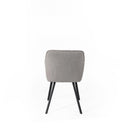 Set 4 Sedie 60x55xH79 cm in Tessuto Elsa Grigio Chiaro