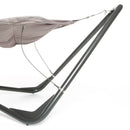 Amaca da Giardino a Gondola 336x130 cm in Poliestere Grigio      