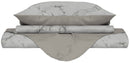 Copripiumino con Federe Stampato in Microfibra Marble Varie Misure