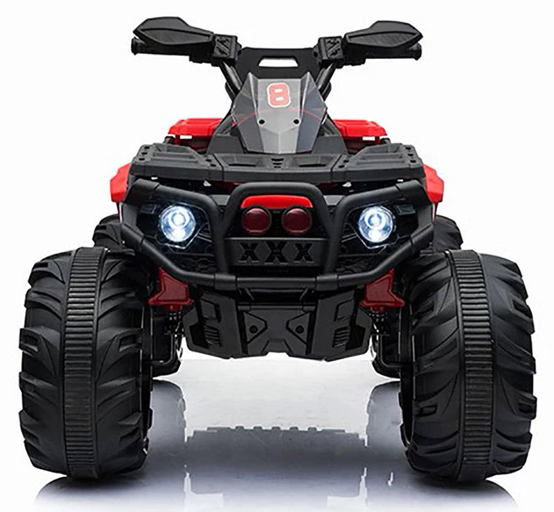 Quad Elettrico per Bambini 12V Mega Quad Rosso