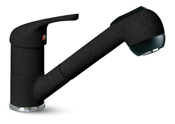 Apell AP20GB Schwarzer Granit Einhebel-Küchenarmatur Ausziehbare Handbrause acquista