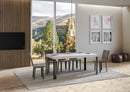 Tavolo 160x90x77 cm Tavolo Linea Fix Bianco Frassino