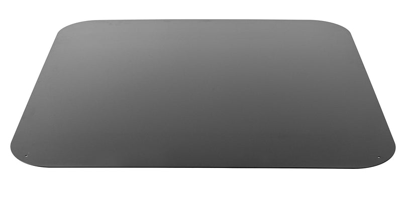 Piastra Salvapavimento Quadrata Protezione per Stufe e Camini in Ferro 69x69 cm