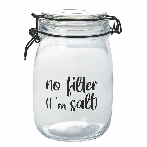 Krug mit Schrift Ø10,8x17,3 cm aus Glas mit Metallverschluss Villa d'Este Home Tivoli acquista