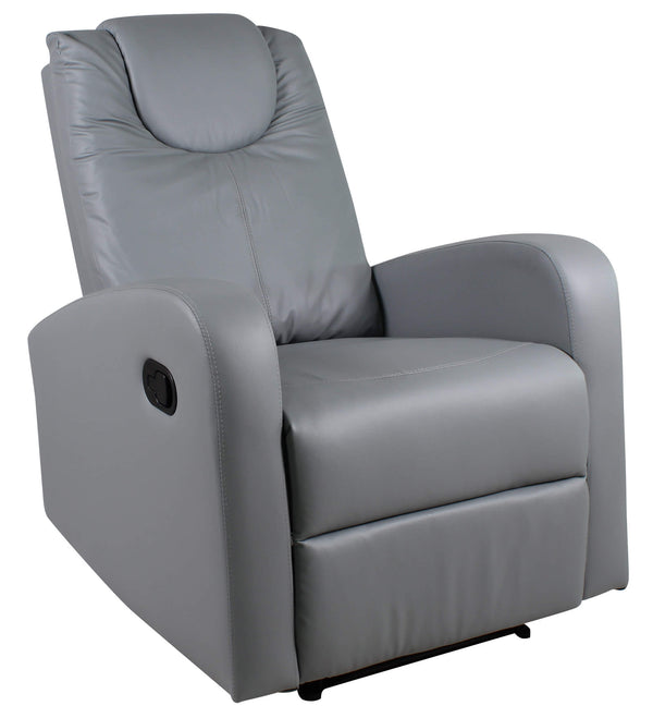 online Manueller Relax-Sessel aus Kunstleder in Vandi Grey