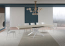 Tavolo Allungabile 200-460x90x77 cm Volantis Cashmere Telaio Bianco 