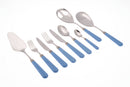 Servizio Set di Posate 75 Pezzi in Acciaio Inox Rivadossi Sandro Mistral Azzurro