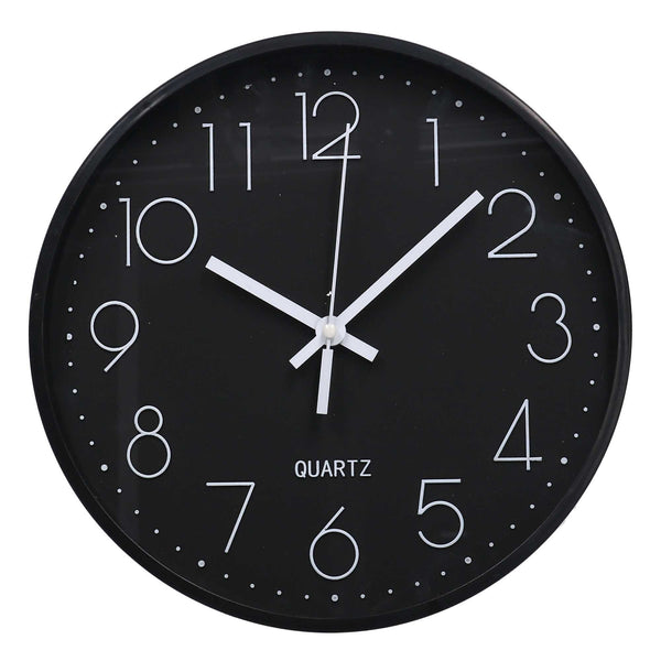 online Orologio da Parete Ø30 cm in Plastica Nero