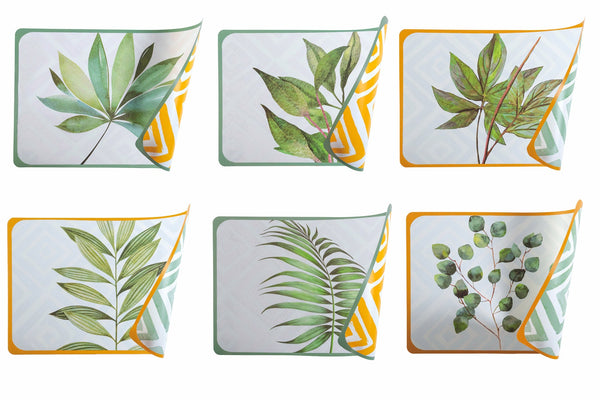 Set mit 6 doppelseitigen Tischsets Villa d'Este Home Tivoli Oriental Botanique acquista