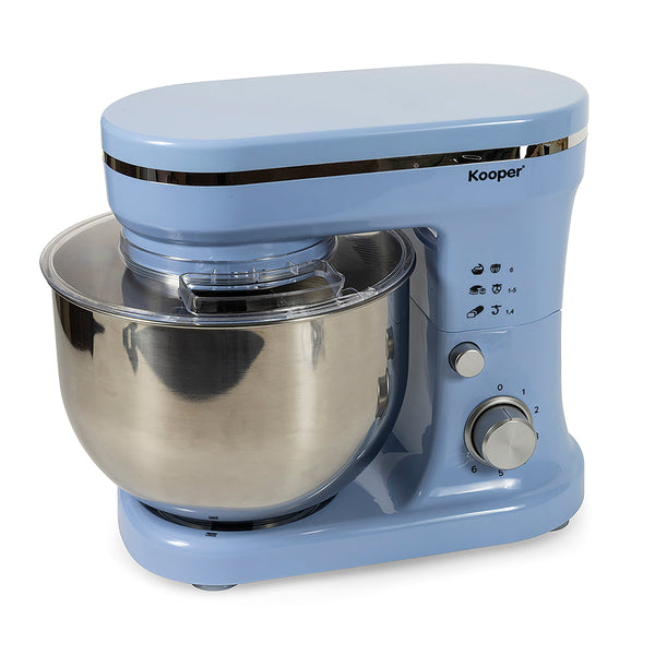 prezzo Planetenmischer 5 Liter 6 Geschwindigkeiten 1200W Kooper Aurora Azzurro