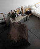 Telo Arredo Coprittutto Copridivano in Cotone Marrone 170x300 cm