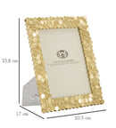 Cornice Glovy 20,5x1,7x25,8 cm in Poliresina e Vetro