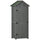 Gartenbox für Werkzeuge 77 x 54,2 x 179 cm aus grauem wasserfestem Holz
