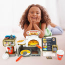 Playset per Bambini Pizzeria con Registratore di Cassa e Forno Set Ristorante      