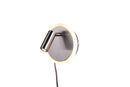 Applique da Interno a LED in Metallo Nickel Opaco