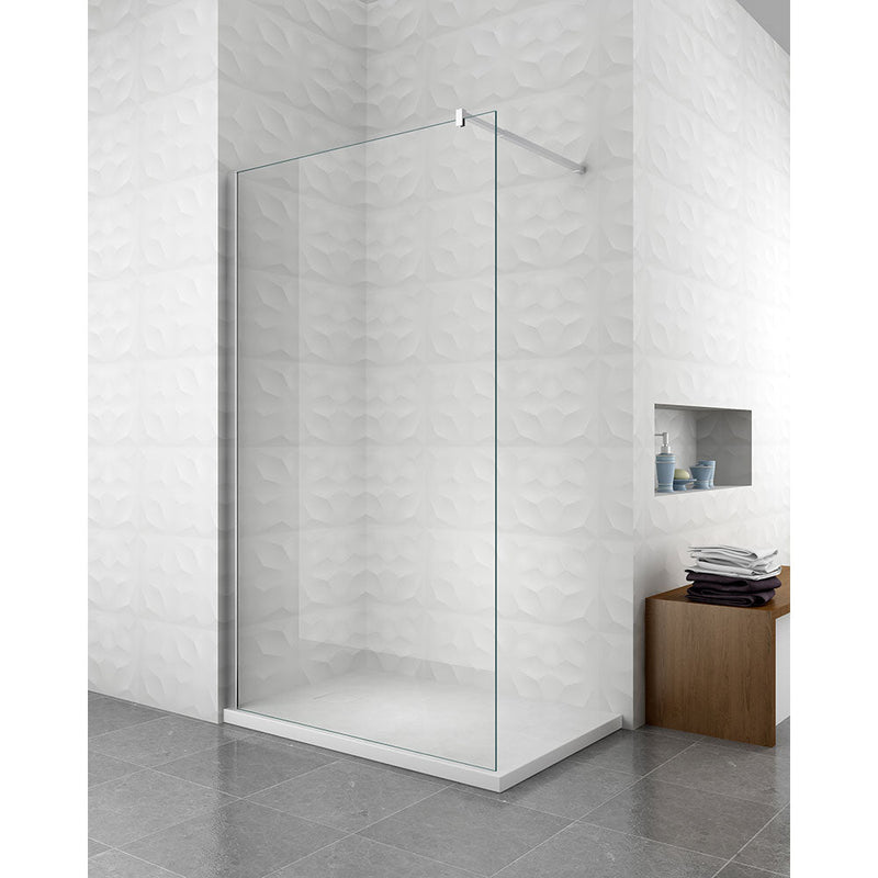 Piatto Doccia Effetto Pietra Filo Pavimento o Tradizionale Bianco