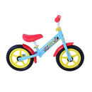 Balance Bike Bicicletta Senza Pedali per Bambini 12" Licenza Disney Mickey Azzurro e Rosso