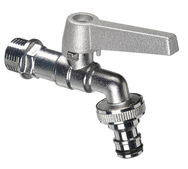 sconto Rubinetto a Sfera per Fontana da Giardino con Leva Colorata Belfer RUB/028 Alluminio