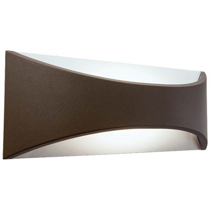 Kleine reflektierende Wandleuchte 6W Led Cob Brown Farbe für Outdoor Moon Sovil Line acquista