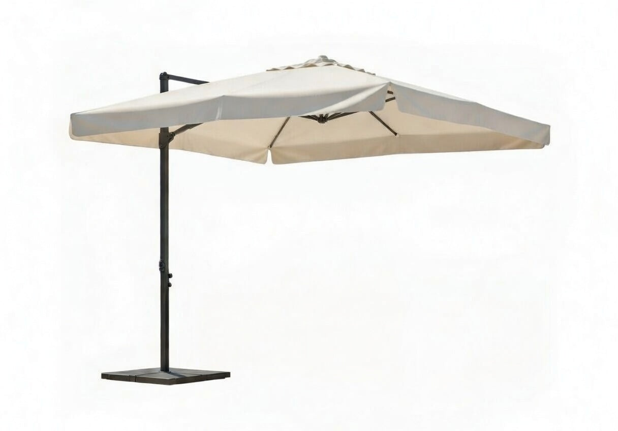 Dezentraler Aluminium-Gartenschirm 3x3m...