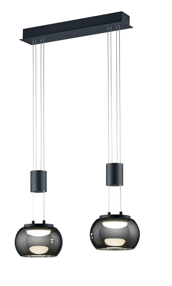 Lampada a Sospensione da Interno a LED in Alluminio Nero Opaco acquista