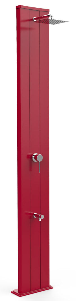 Doccia Solare da Giardino 40L Miscelatore e Lavapiedi Arkema Dada S Cherry sconto