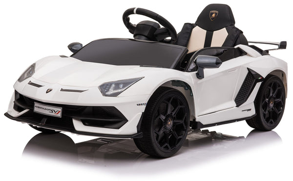 acquista Elektroauto für Kinder 12V Lamborghini Aventador Weiß