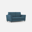 Divano 2 Posti 152x85x85 cm Yasel in Tessuto Avio