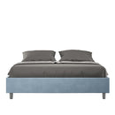 Letto Matrimoniale Large Azelia Azzurro Varie Misure